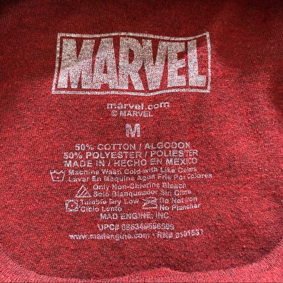 Deadpool t shirt men’s size medium Marvel - Picture 3 of 4